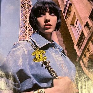 Authentic Chanel charm/pendant/zipper pull